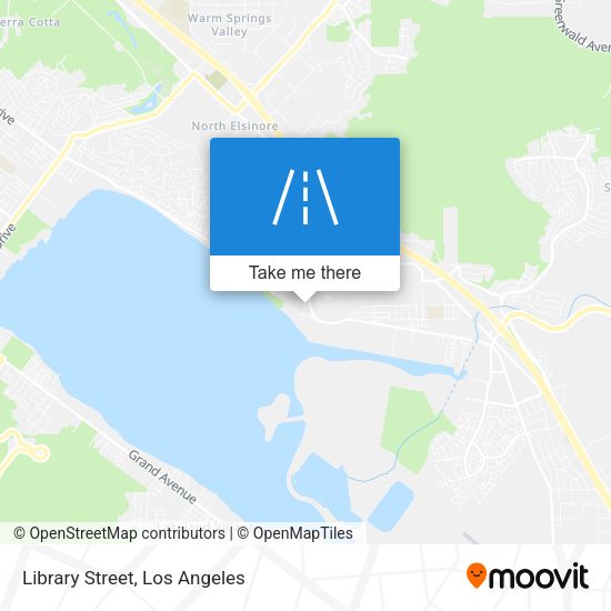 Library Street map