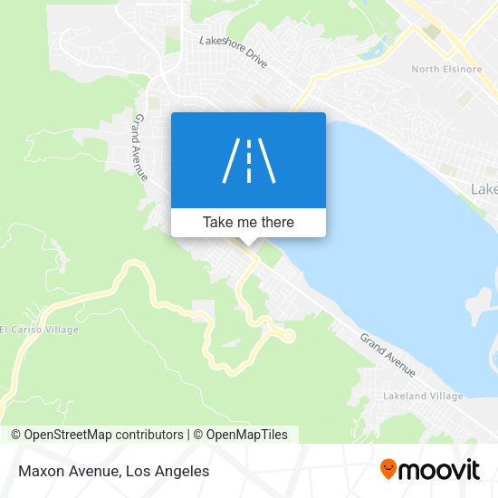 Mapa de Maxon Avenue