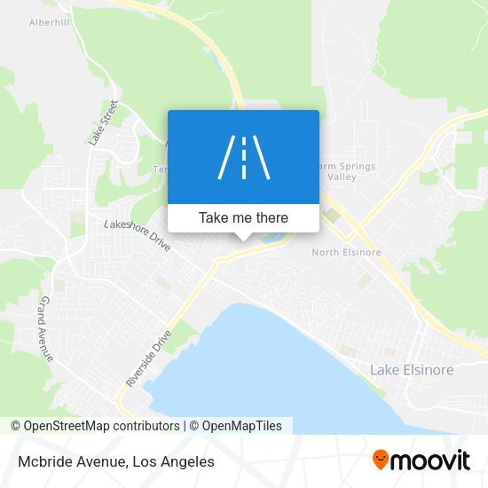Mapa de Mcbride Avenue