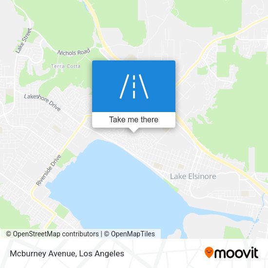 Mapa de Mcburney Avenue