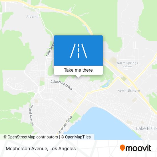 Mapa de Mcpherson Avenue