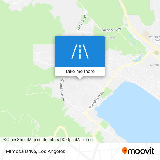 Mimosa Drive map