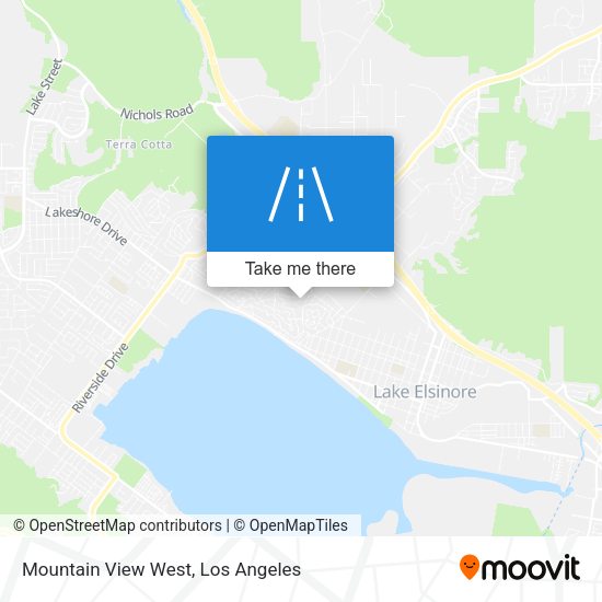 Mapa de Mountain View West
