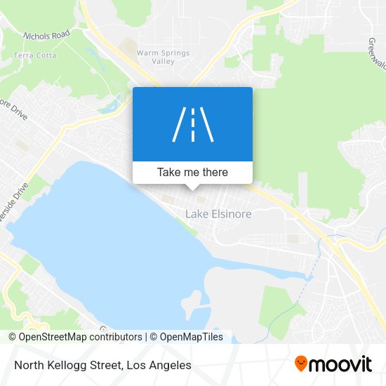North Kellogg Street map