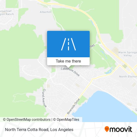 North Terra Cotta Road map