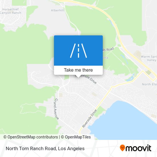 North Torn Ranch Road map