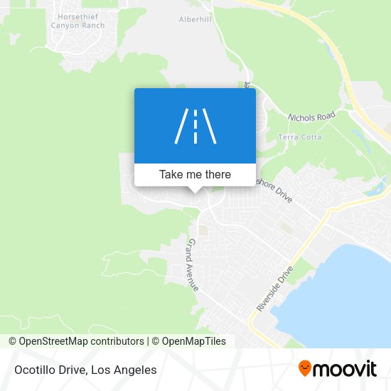 Mapa de Ocotillo Drive