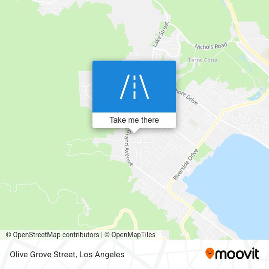 Mapa de Olive Grove Street