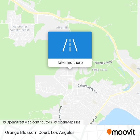 Mapa de Orange Blossom Court