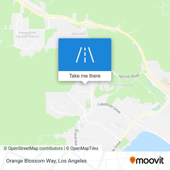 Orange Blossom Way map