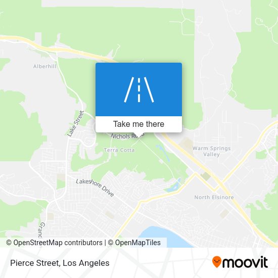 Mapa de Pierce Street