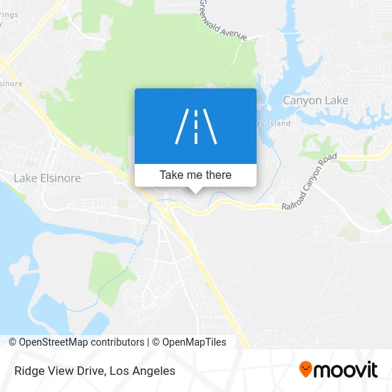 Ridge View Drive map