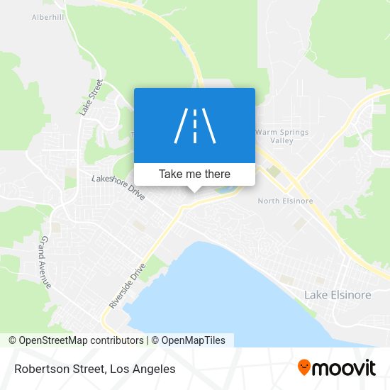 Mapa de Robertson Street