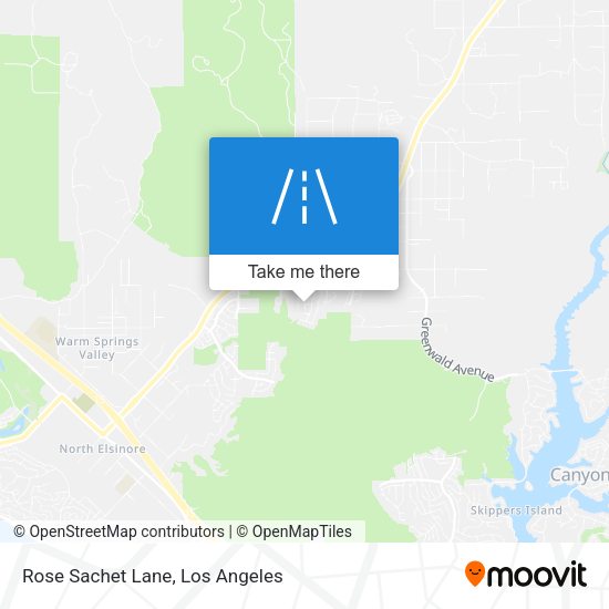 Mapa de Rose Sachet Lane