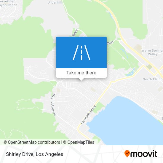 Mapa de Shirley Drive