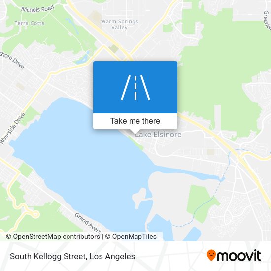 Mapa de South Kellogg Street