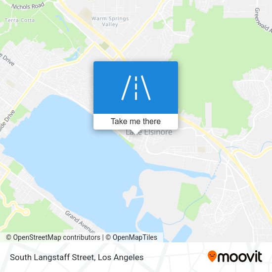 South Langstaff Street map