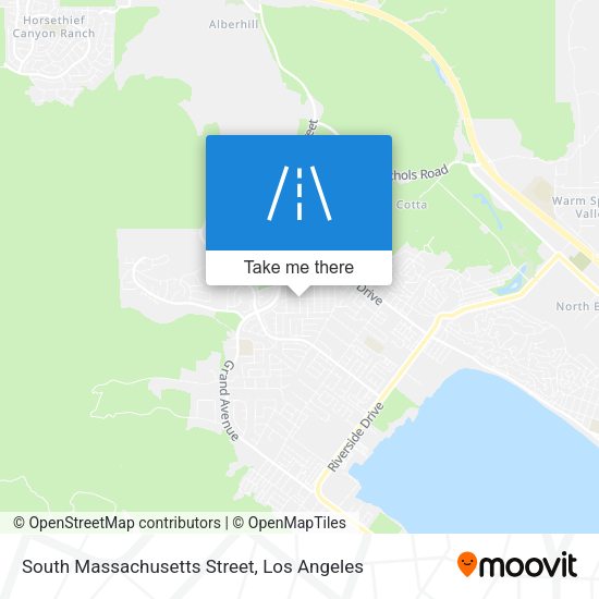 South Massachusetts Street map