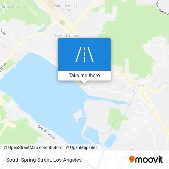 South Spring Street map