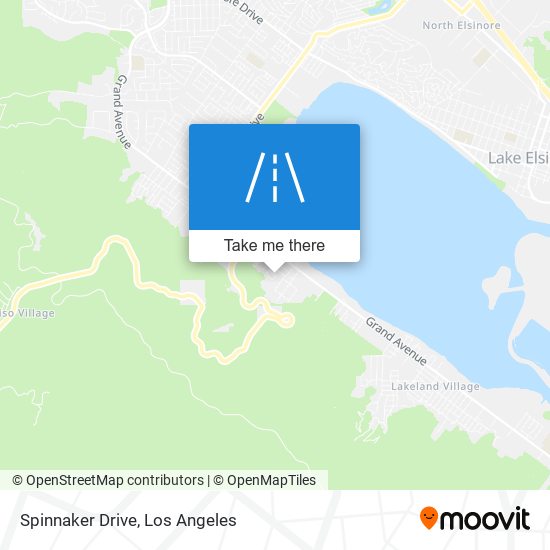 Spinnaker Drive map