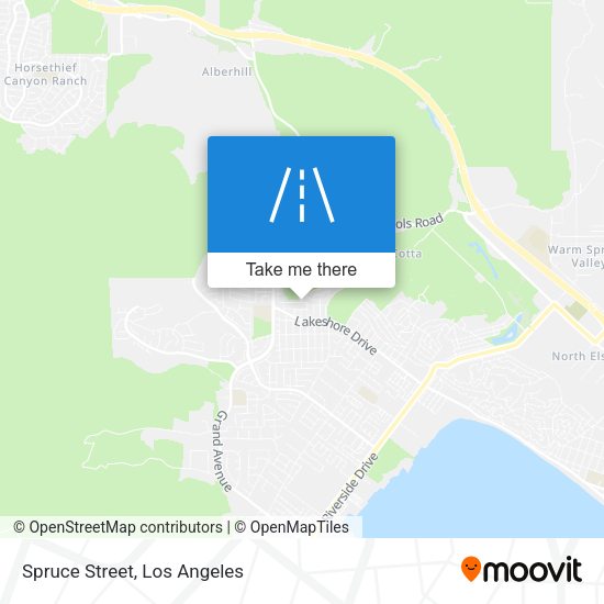 Mapa de Spruce Street