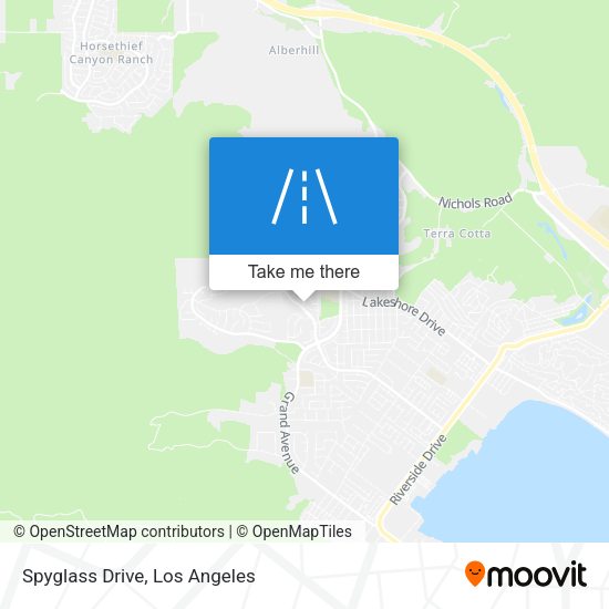 Mapa de Spyglass Drive