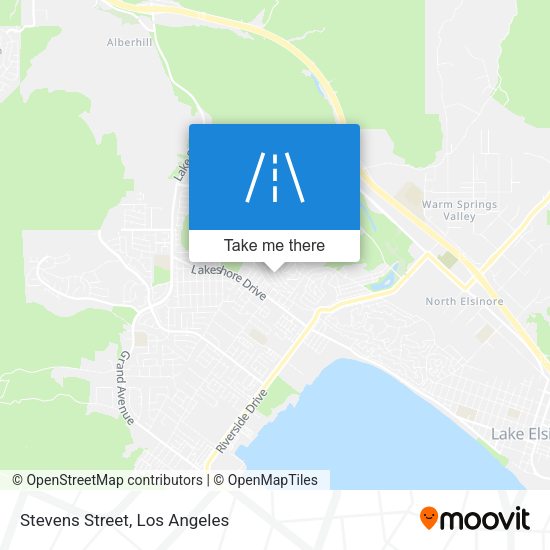 Mapa de Stevens Street