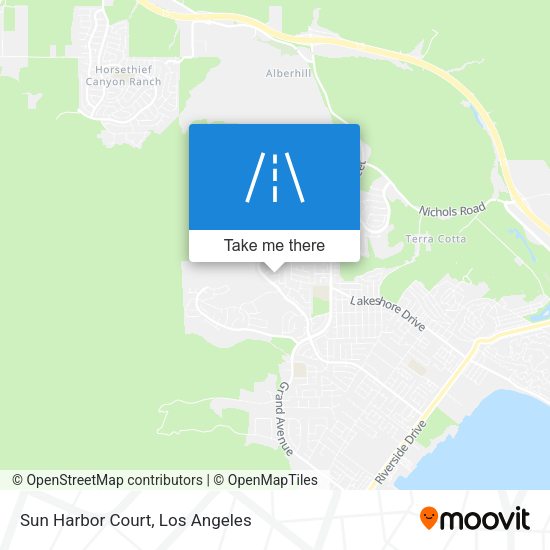 Mapa de Sun Harbor Court