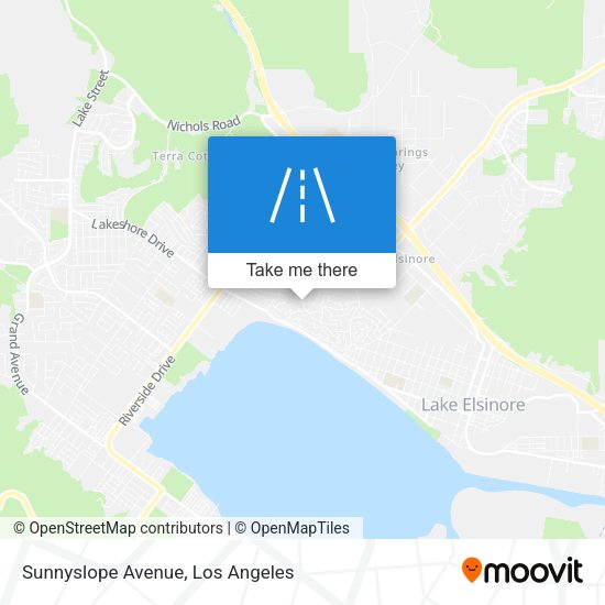 Sunnyslope Avenue map