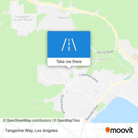Mapa de Tangerine Way