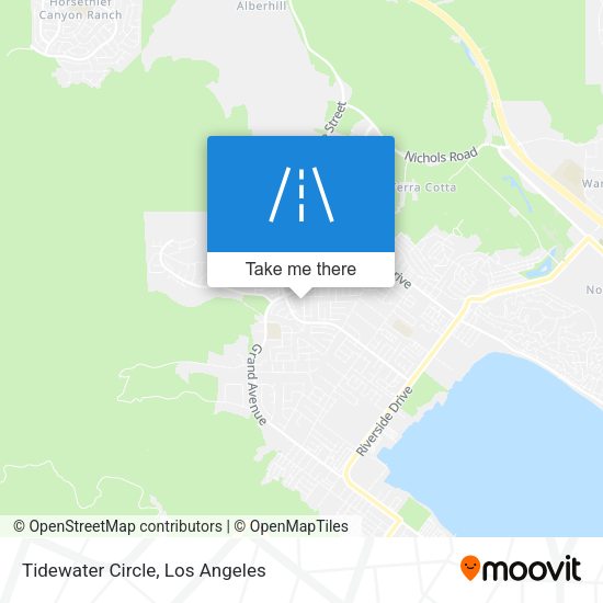 Mapa de Tidewater Circle