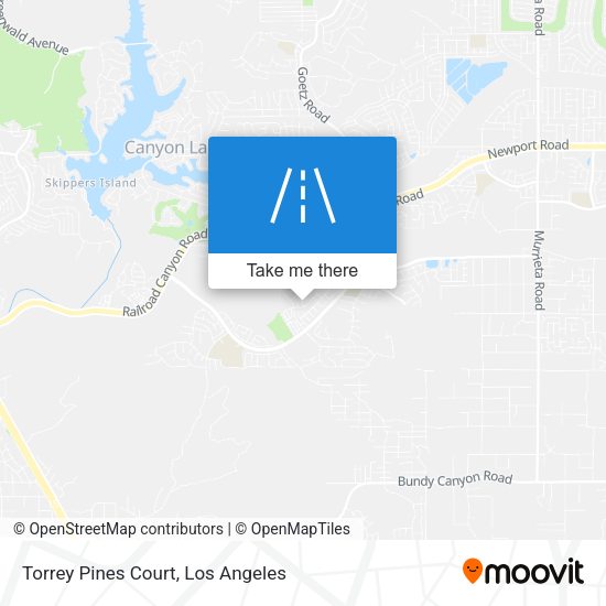 Torrey Pines Court map