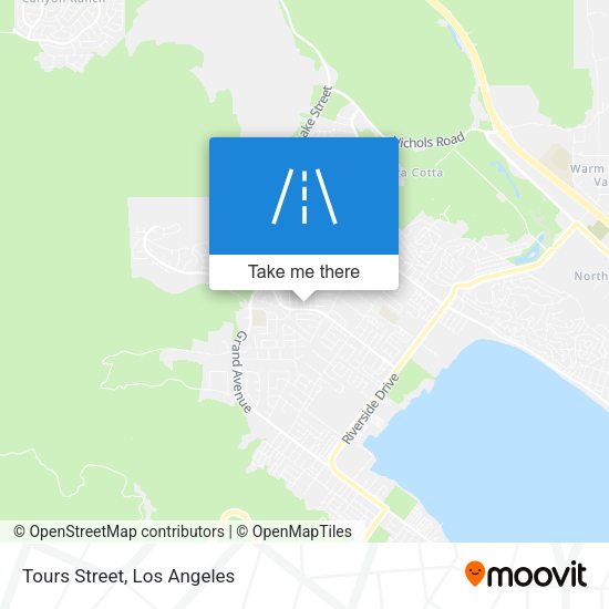 Tours Street map
