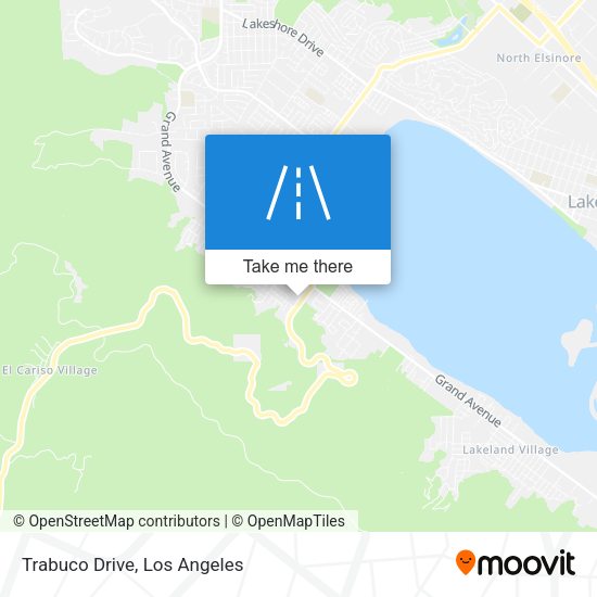 Trabuco Drive map