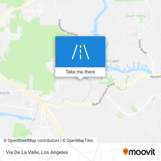 Via De La Valle map