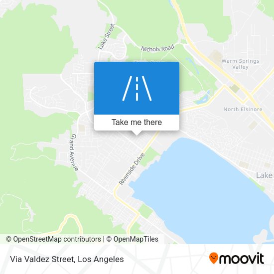 Via Valdez Street map