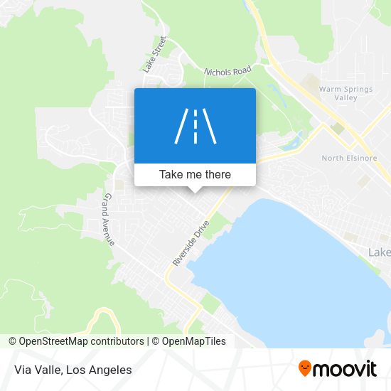 Mapa de Via Valle