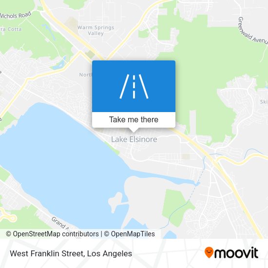 West Franklin Street map