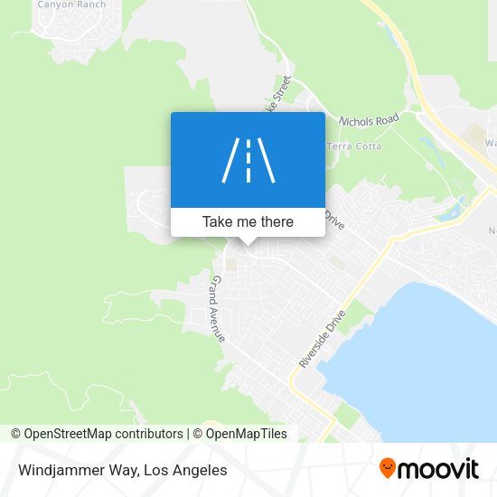 Mapa de Windjammer Way