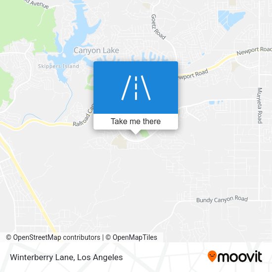 Winterberry Lane map