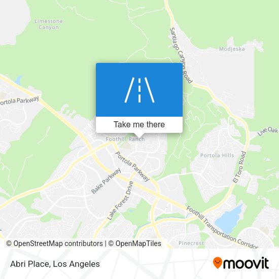 Mapa de Abri Place