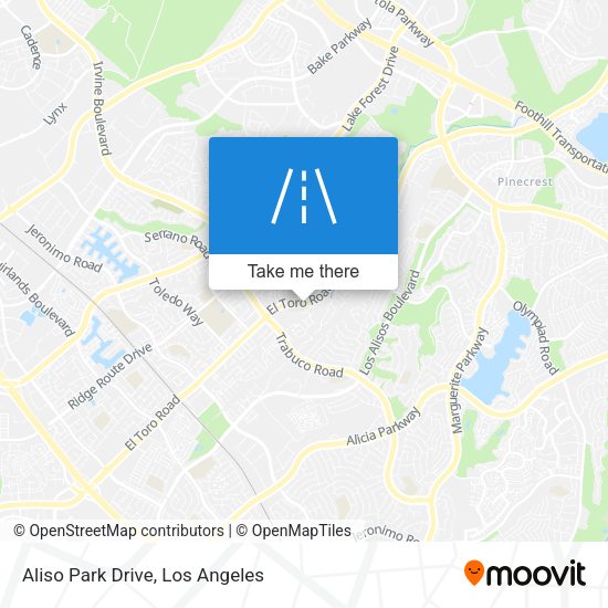 Mapa de Aliso Park Drive
