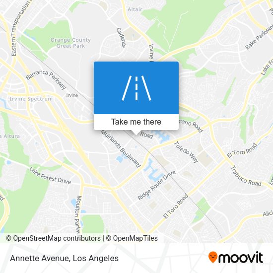 Annette Avenue map