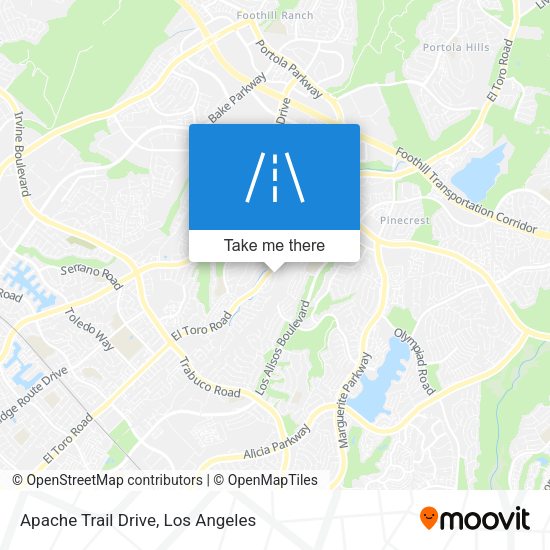 Apache Trail Drive map