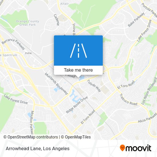 Mapa de Arrowhead Lane