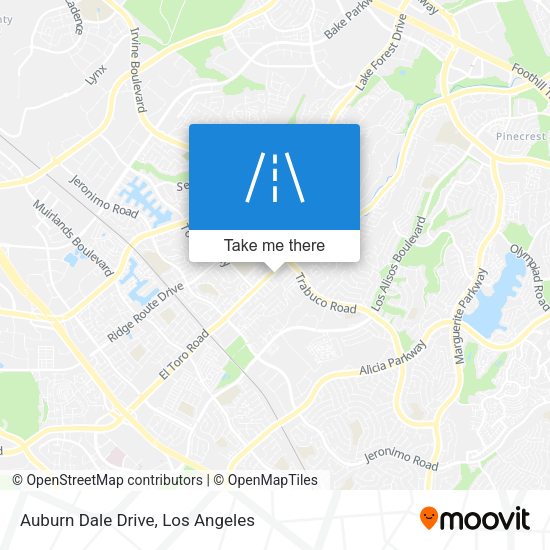 Auburn Dale Drive map