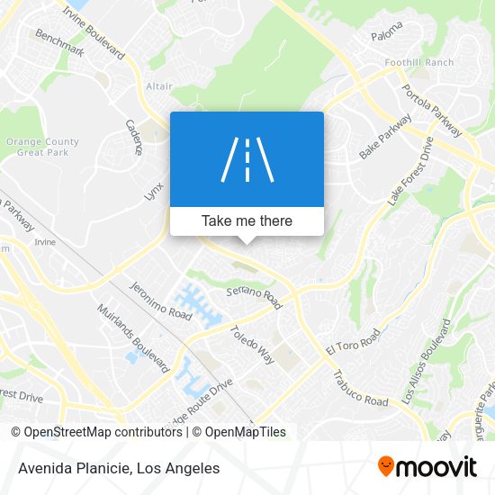 Avenida Planicie map