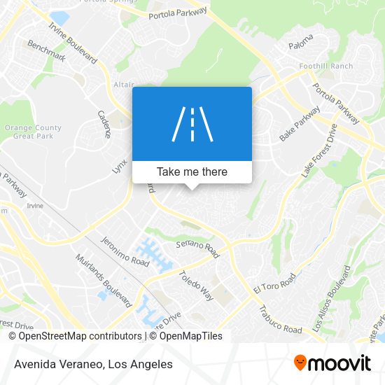 Mapa de Avenida Veraneo