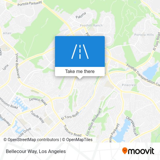Mapa de Bellecour Way
