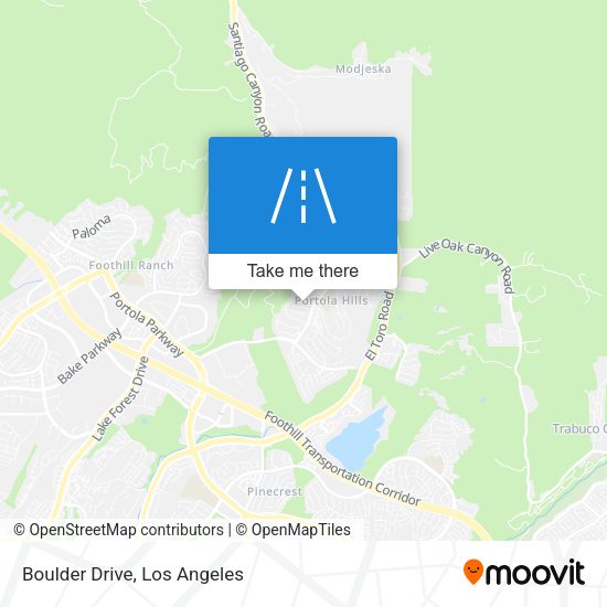 Mapa de Boulder Drive